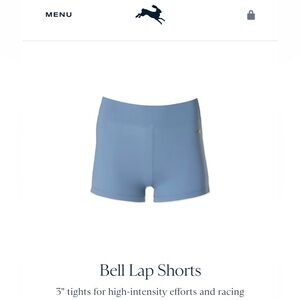 Tracksmith Bell Lap Women's Shorts in Slate, Sz M
